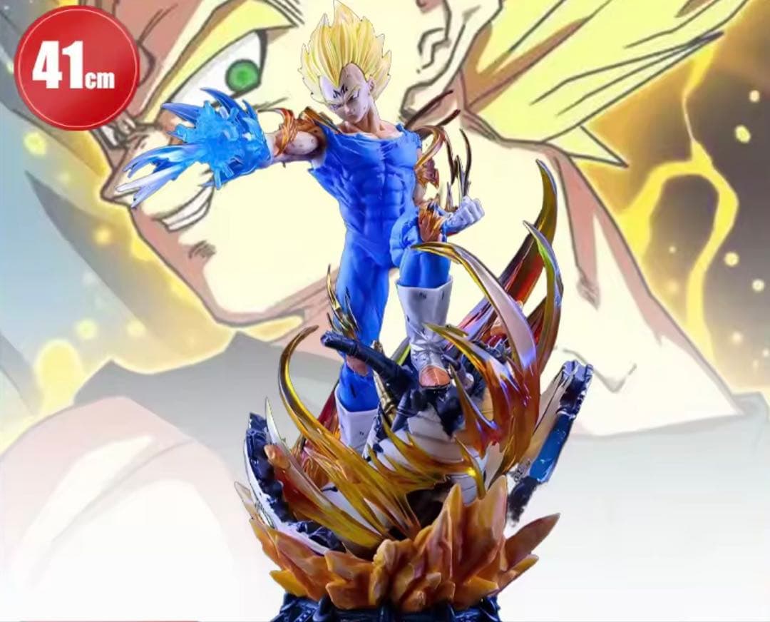 ドラゴンボール　魔神ベジータ　フィギュア　ガレージキット　41cm ヘッド交換可