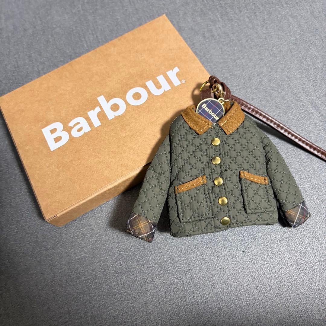 〔限定品〕Barbour キルティングジャケット型バッグチャーム　新作ノベルティ