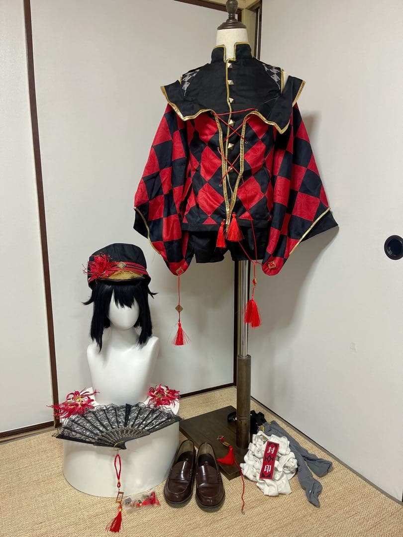 肆ノ島来世vtuberコスプレ衣装ウィッグ靴フルセット