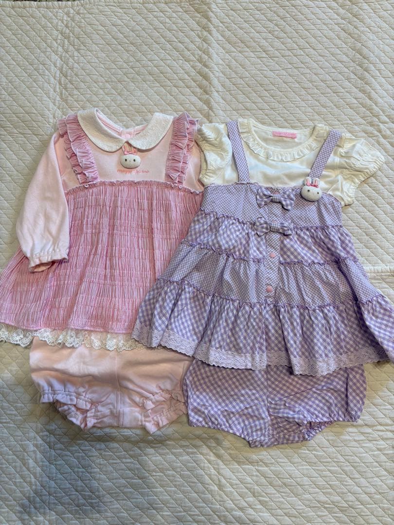 f：立体うさぎ 90サイズ まとめ メゾピアノ