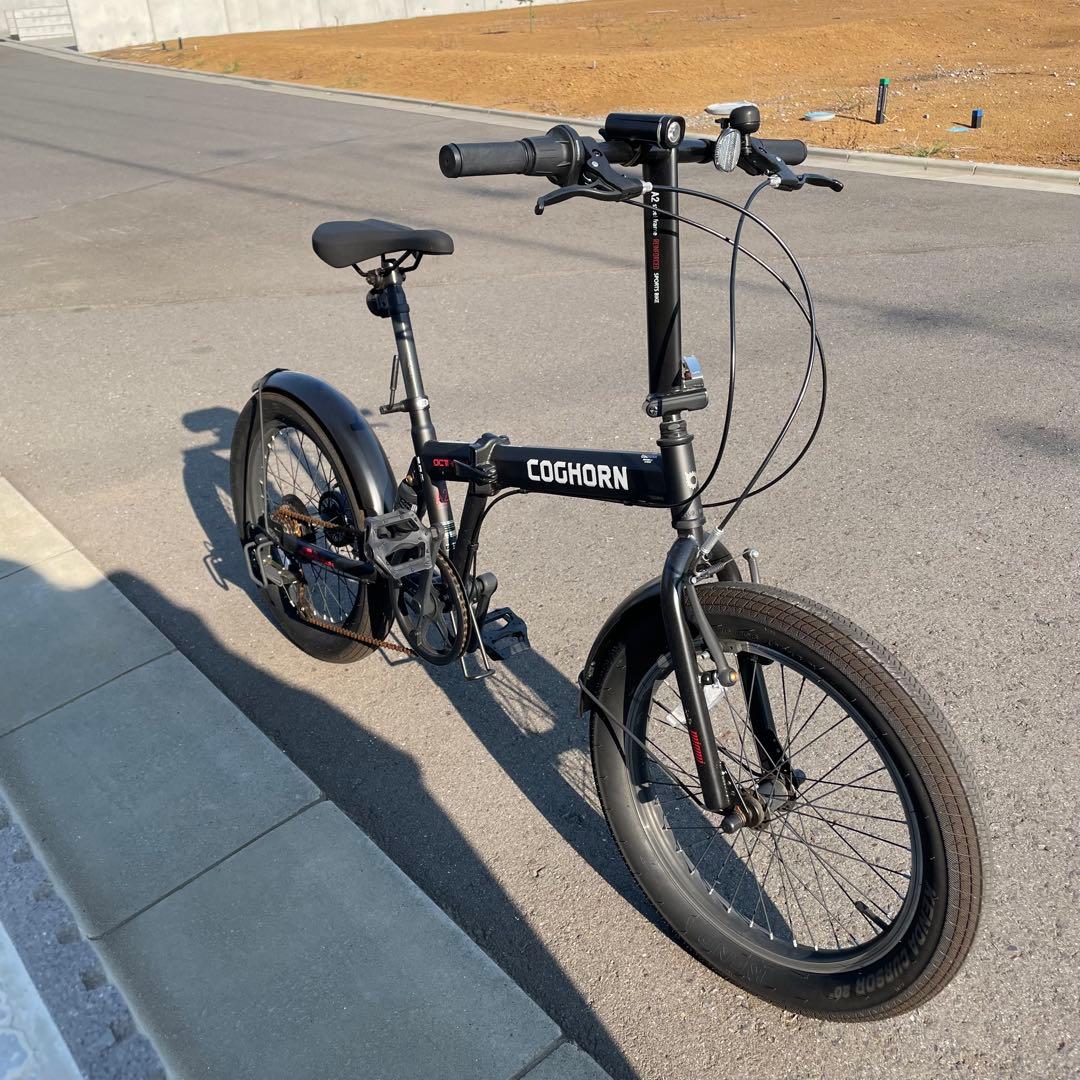 COGHORN コグホーン 折りたたみ自転車 ブラック - メルカリ