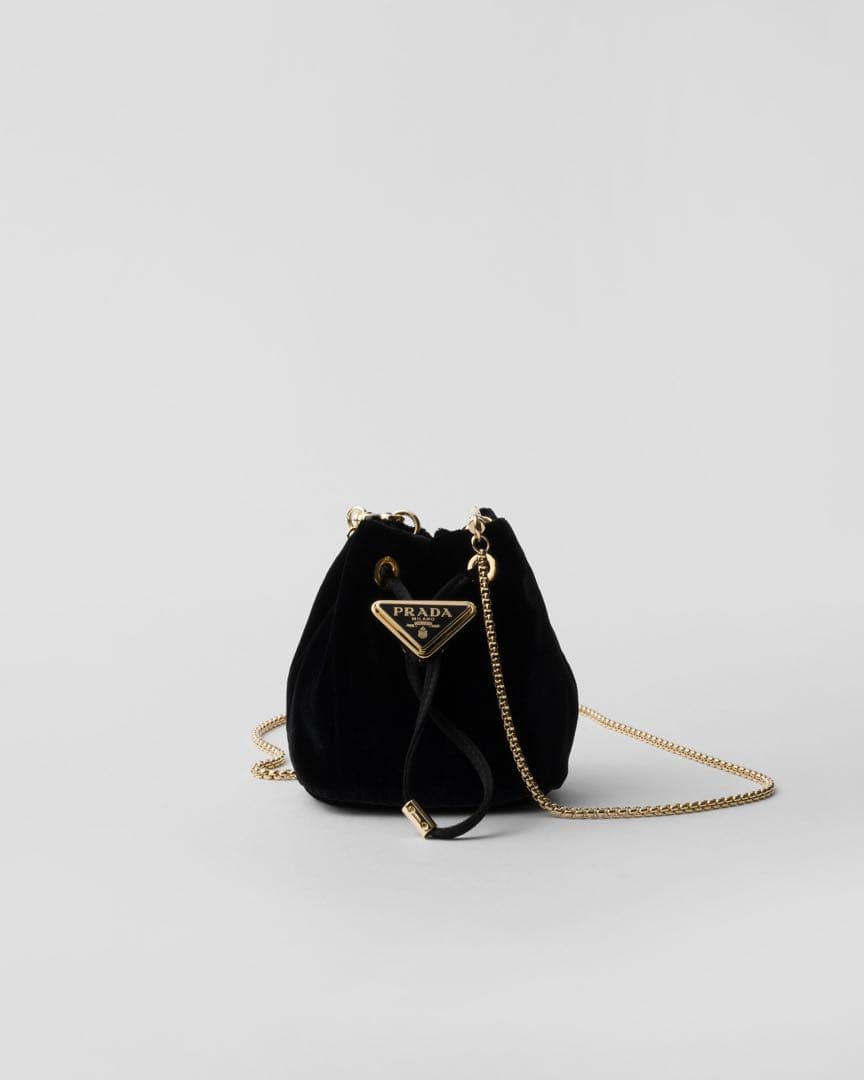 【PRADA】 ベルベット　ミニポーチ　ベルベットミニポーチ