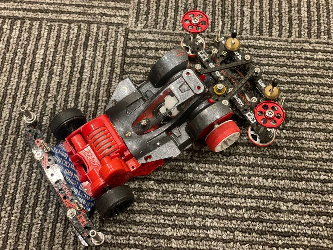 FM-Aシャーシ　フルカスタム　カーボン　1軸アンカー　東北ダンパー