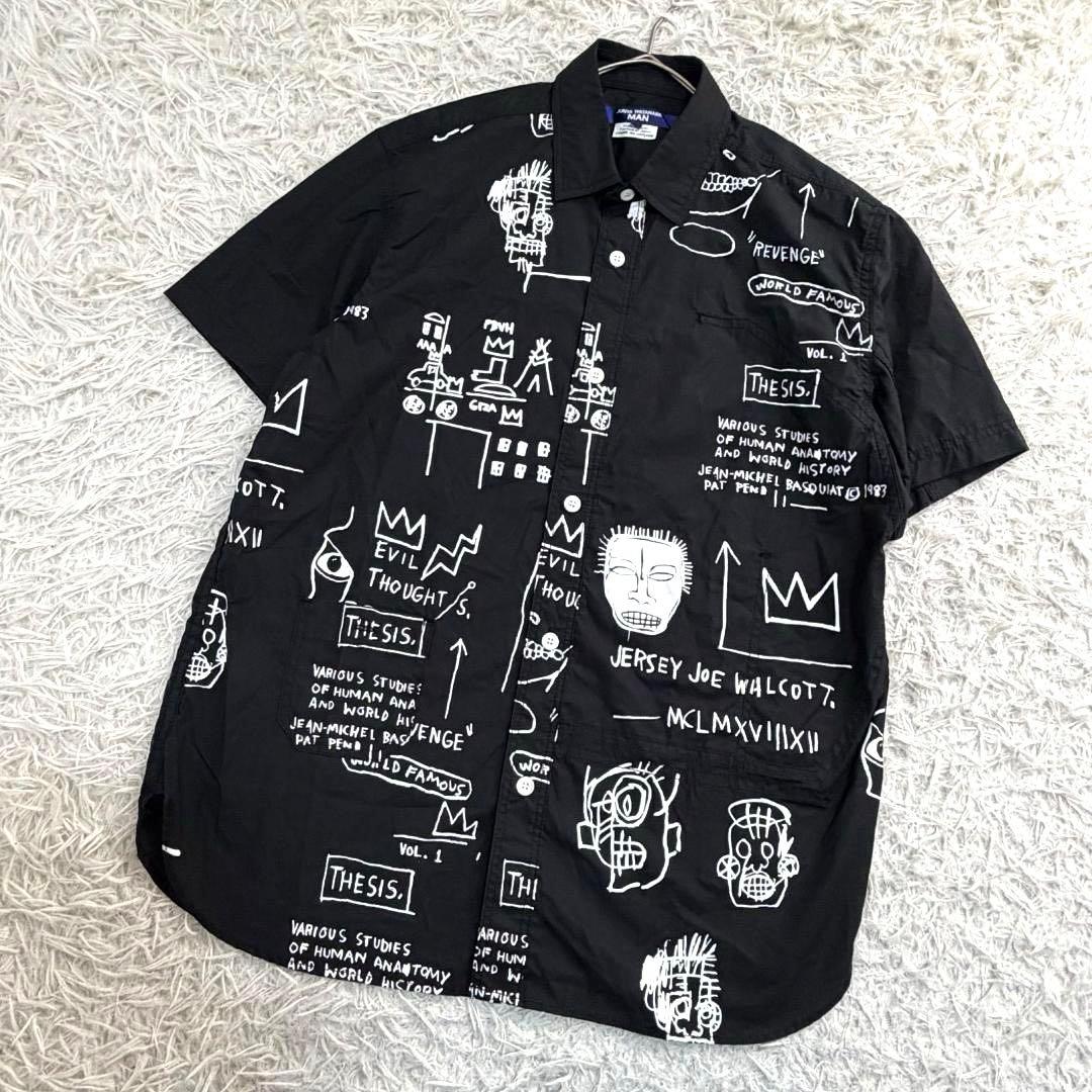16514✨美品✨ジュンヤワタナベマン バスキアグラフィックプリント 半袖シャツ