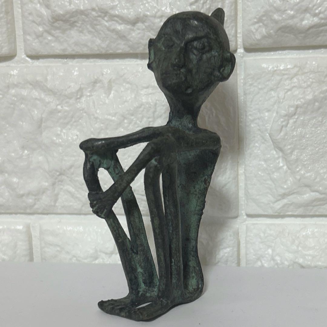 民族アート 彫刻 像 オブジェ インテリア ヴィンテージ