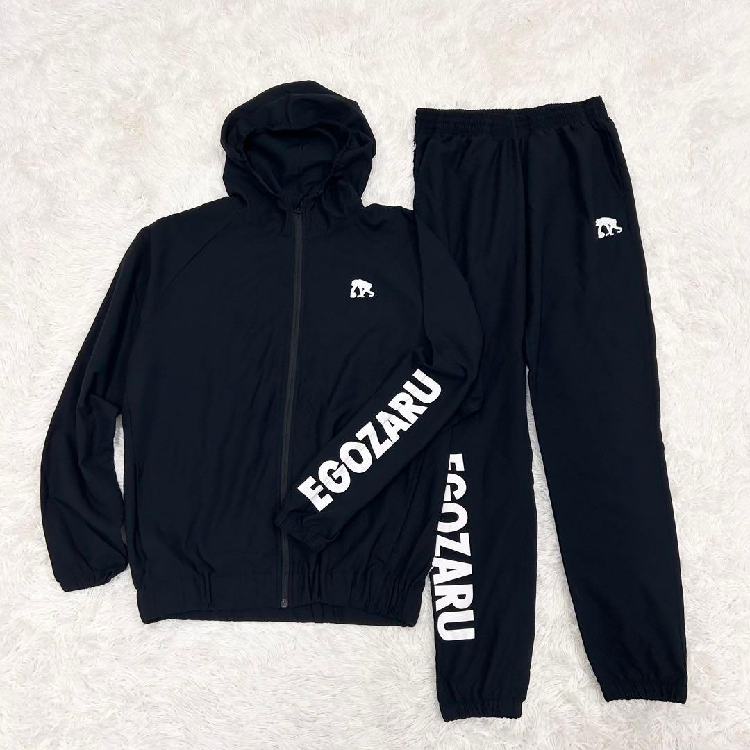 EGOZARU（エゴザル） フード付き セットアップ M ブラック