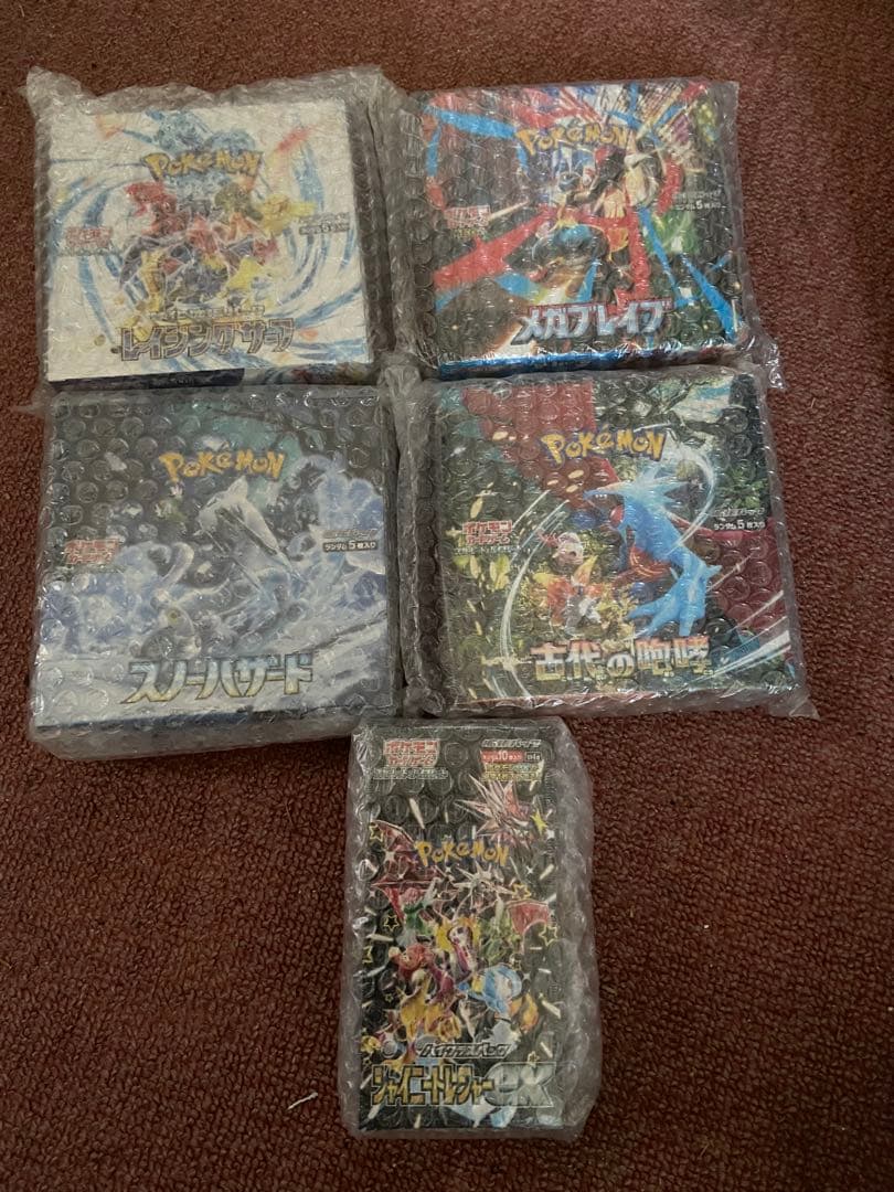 ポケモンカード　5BOXセット　シュリンプ付き ポケモンカード151 5BOXシュリンク付き 新品未開封