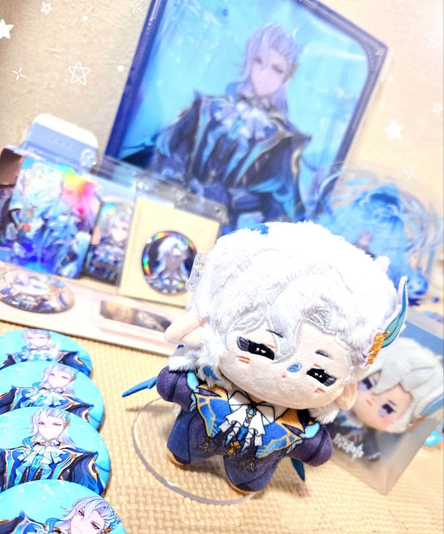 原神 ヌヴィレット ぬいぐるみ 缶バッジ ヌヴィレット大量コレクションセット☆