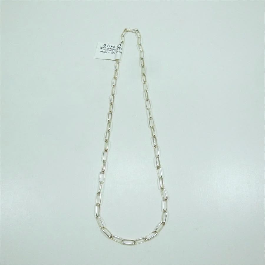 ナバホ Sally Shirley Silver Chain Necklace
