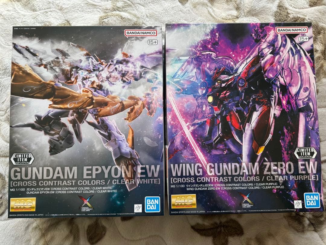 MG ウイングガンダムゼロEW 、ガンダムエピオンEW クロスコントラストカラー