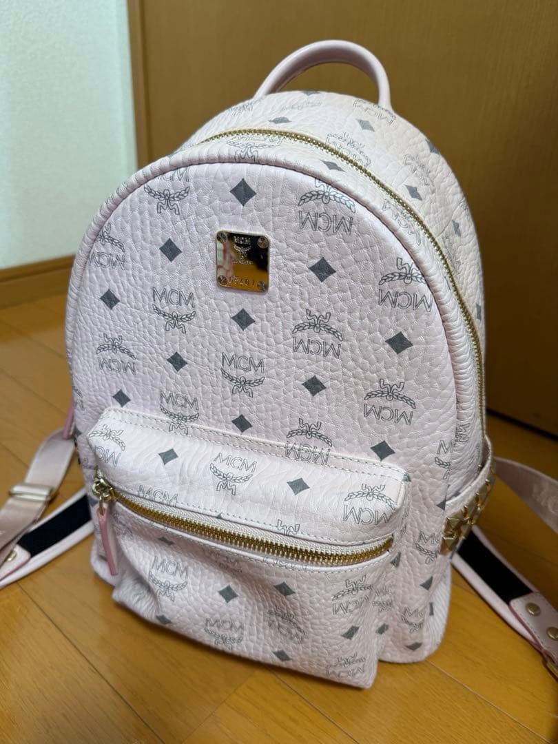 MCM リュック パウダーピンク S 正規品】MCM リュック パウダーピンク 廃盤 S - メルカリ