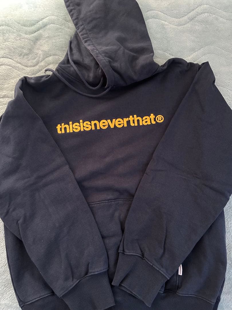 Thisisneverthat@パーカー紺色Lサイズ thisisneverthat（ディスイズネバーザット） パーカー T-Logo LT