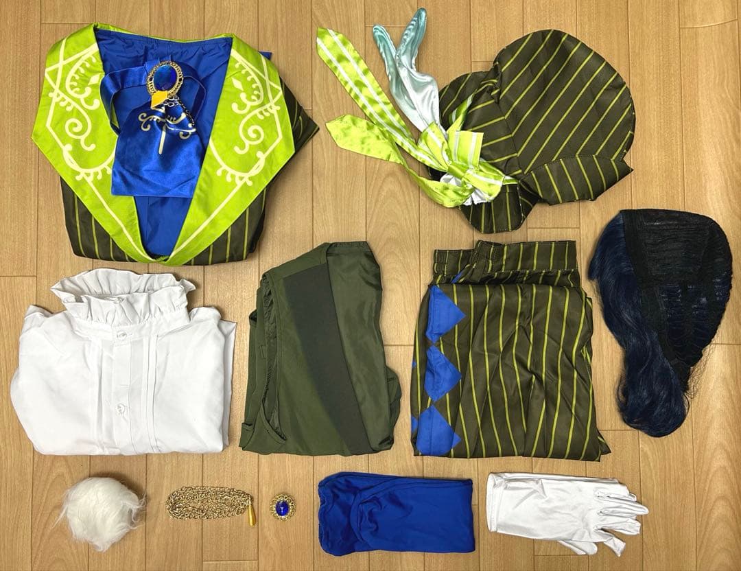 【フルセット＊コスオンセン製】あんスタ 青葉つむぎ コスプレ 衣装 ウィッグ