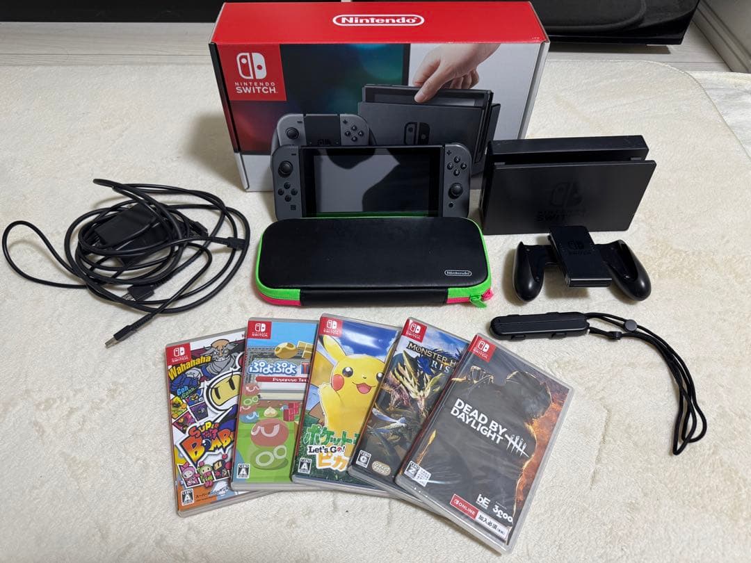 Nintendo Switch 本体 + ゲームソフト5本セット