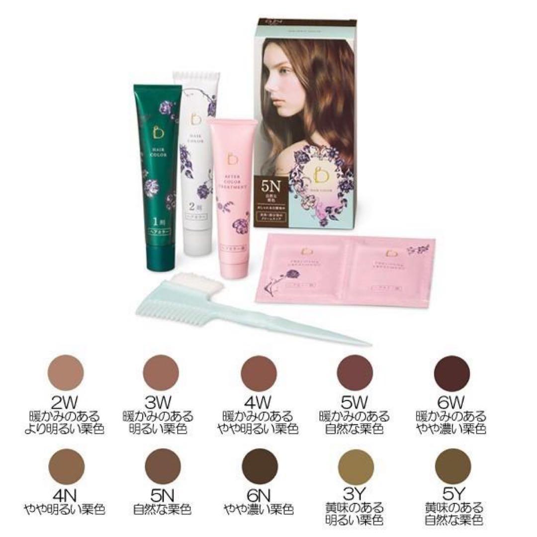 ベネフィーク ヘアカラー 6N5個　　3W5個