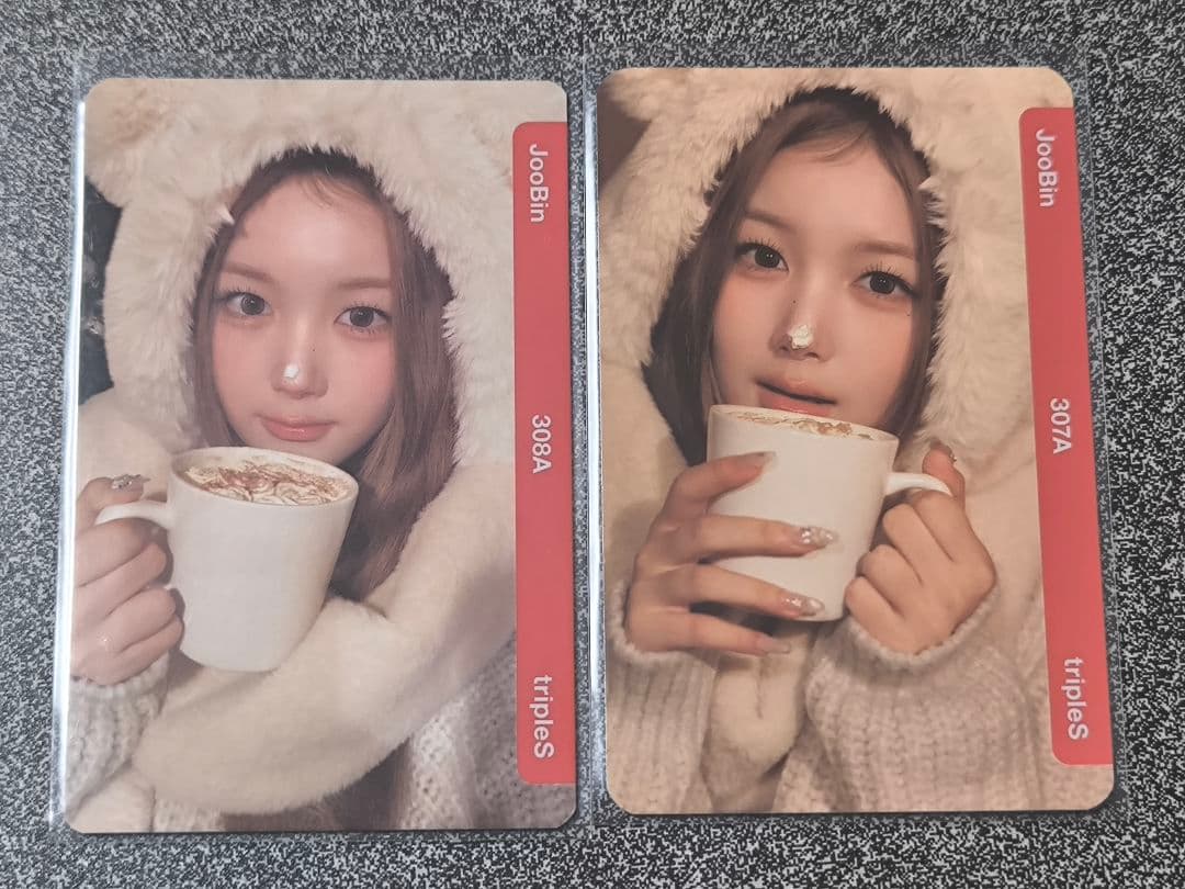 QR使用済 tripleS Lotte ジュビン bb307 bb308 - メルカリ