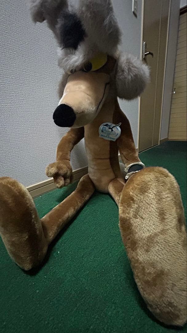 ワイリーコヨーテ ぬいぐるみ タグ付き