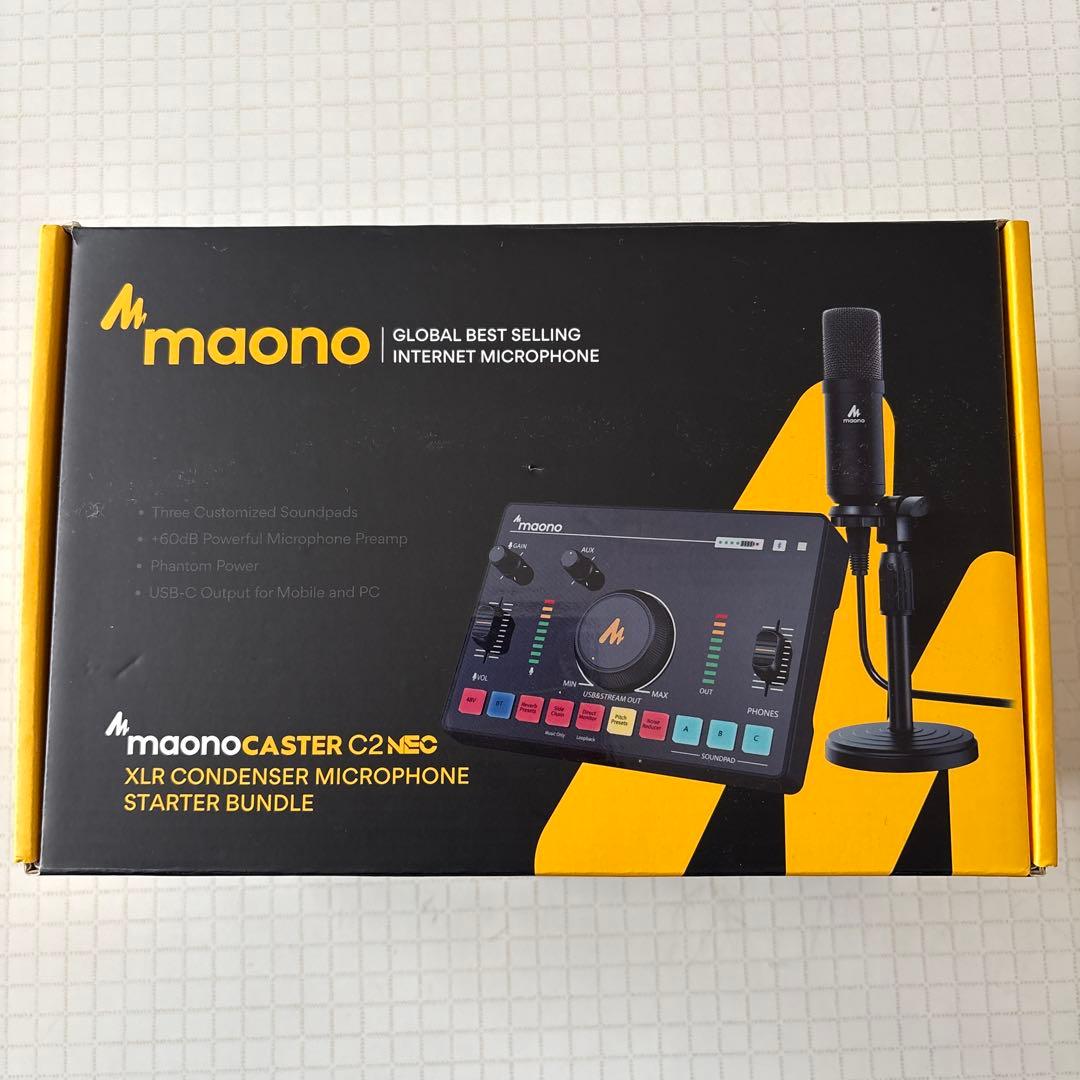 maono Caster C2 XLRコンデンサーマイクセット 配信 / 録音