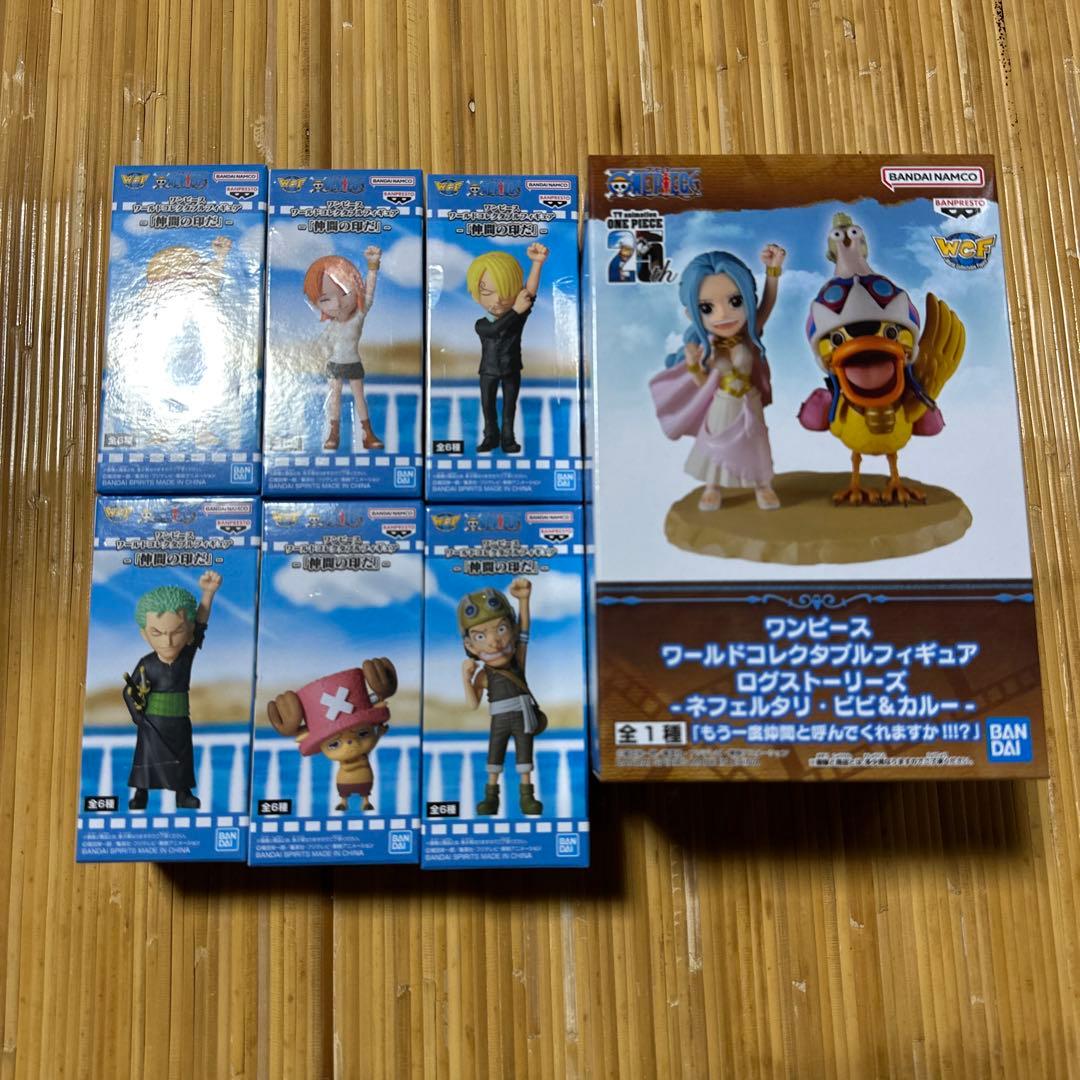 ワンピース ワーコレ 仲間の印だ　7点セット ワンピース ワールドコレクタブルフィギュア -「仲間の印だ