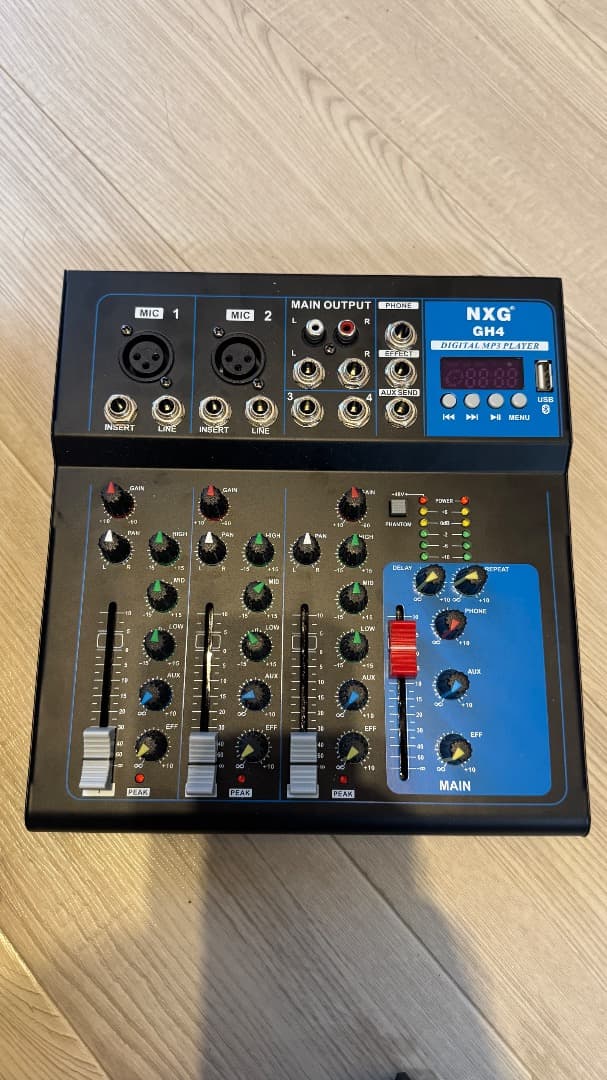 【値下げ中】NXG GH4 アナログミキサー 4チャンネル NXG GH4 アナログミキサー 4チャンネル アナログミキサー 4チャンネル