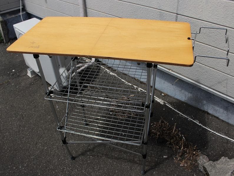廃盤 スノーピーク フィールドキッチンテーブル マルチスタンド付き