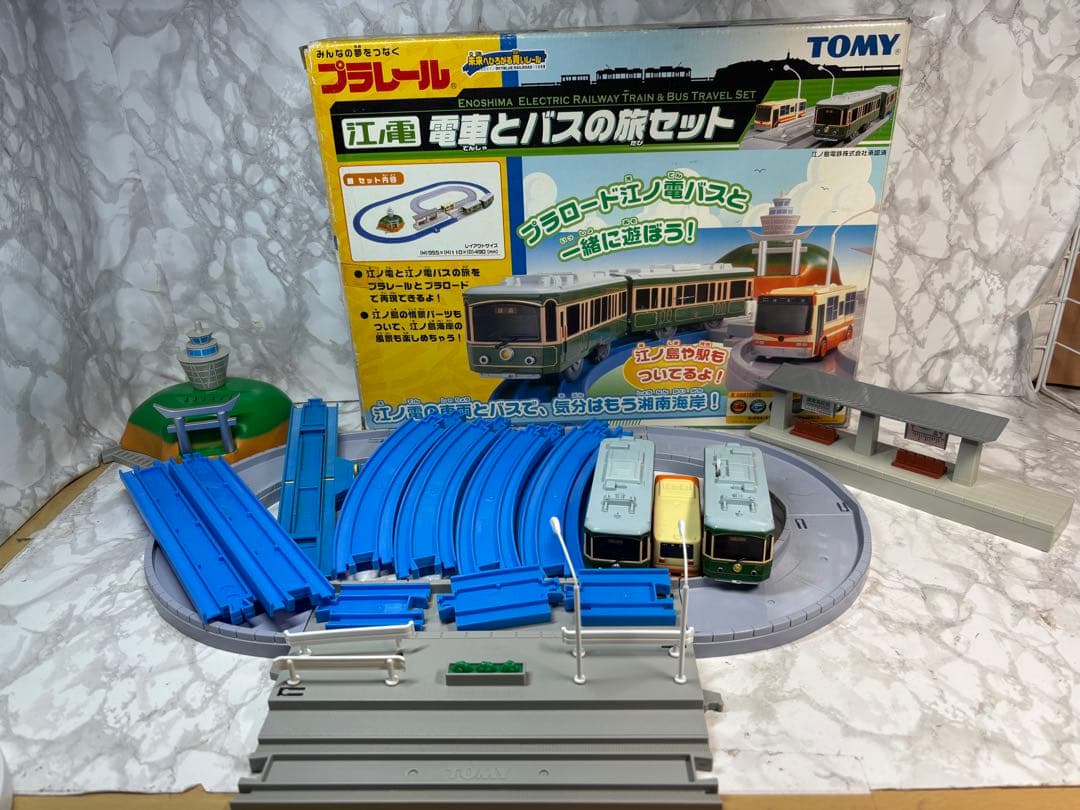 江ノ電 電車とバスの旅 セット ( 廃版プラレール ) 欠品なし