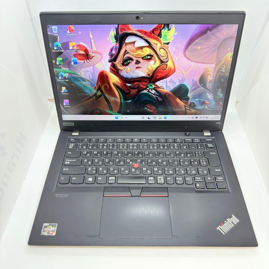 Windowsノート本体 ThinkPad X13 Gen1 Ryzen5 32GB SSD256GB