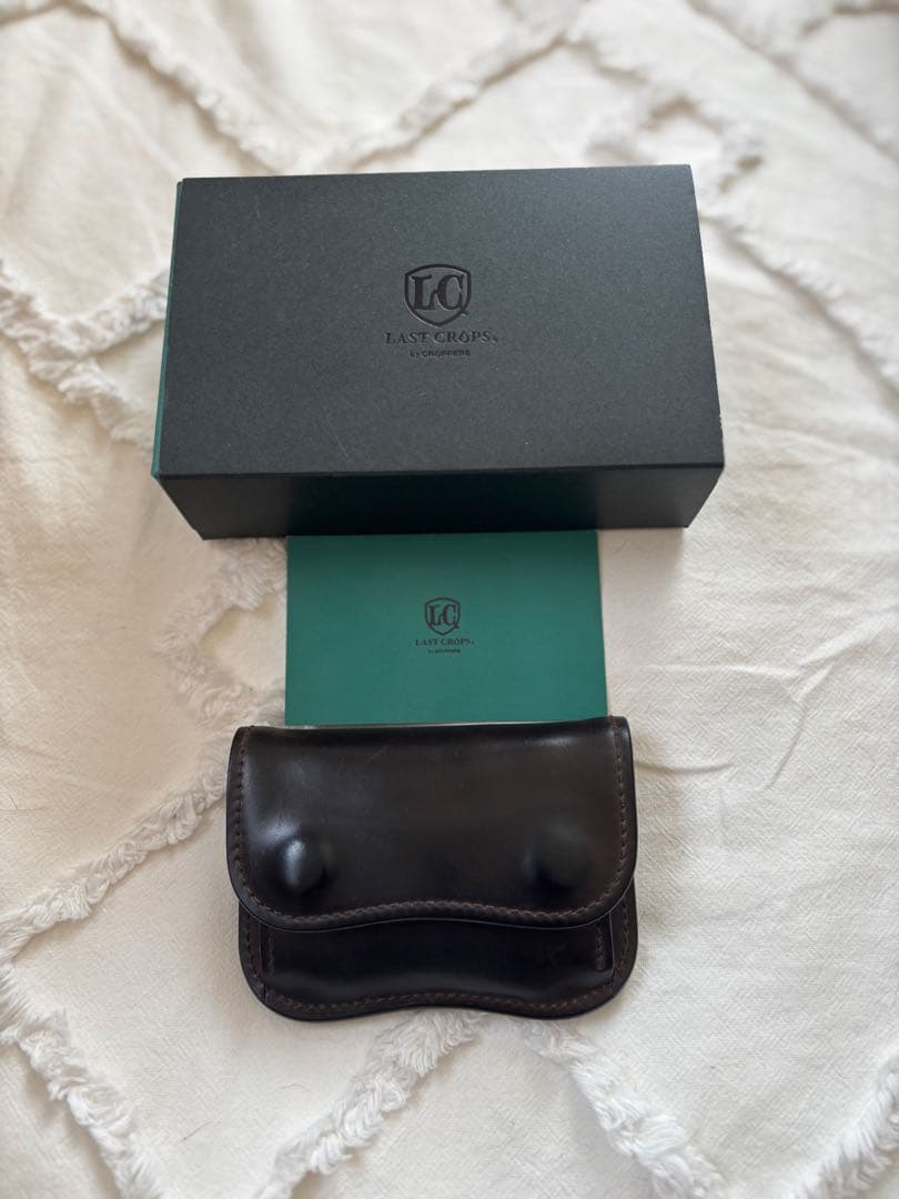 ☆ラストクロップス タング☆シェルコードバン☆スタンプ有り☆ダークコニャック