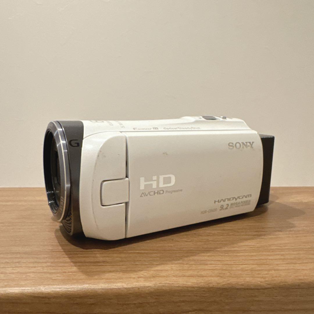 SONY ハンディカム デジタルビデオカメラ HDR-CX420 ホワイト Amazon.co.jp: SONY ビデオカメラ Handycam CX420 内蔵メモリ32GB