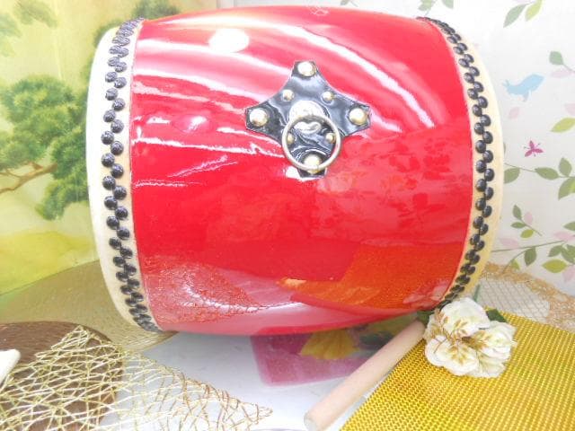 (送料無料)35.980円　N沖縄大太鼓44cm撥付き　エイサー必携