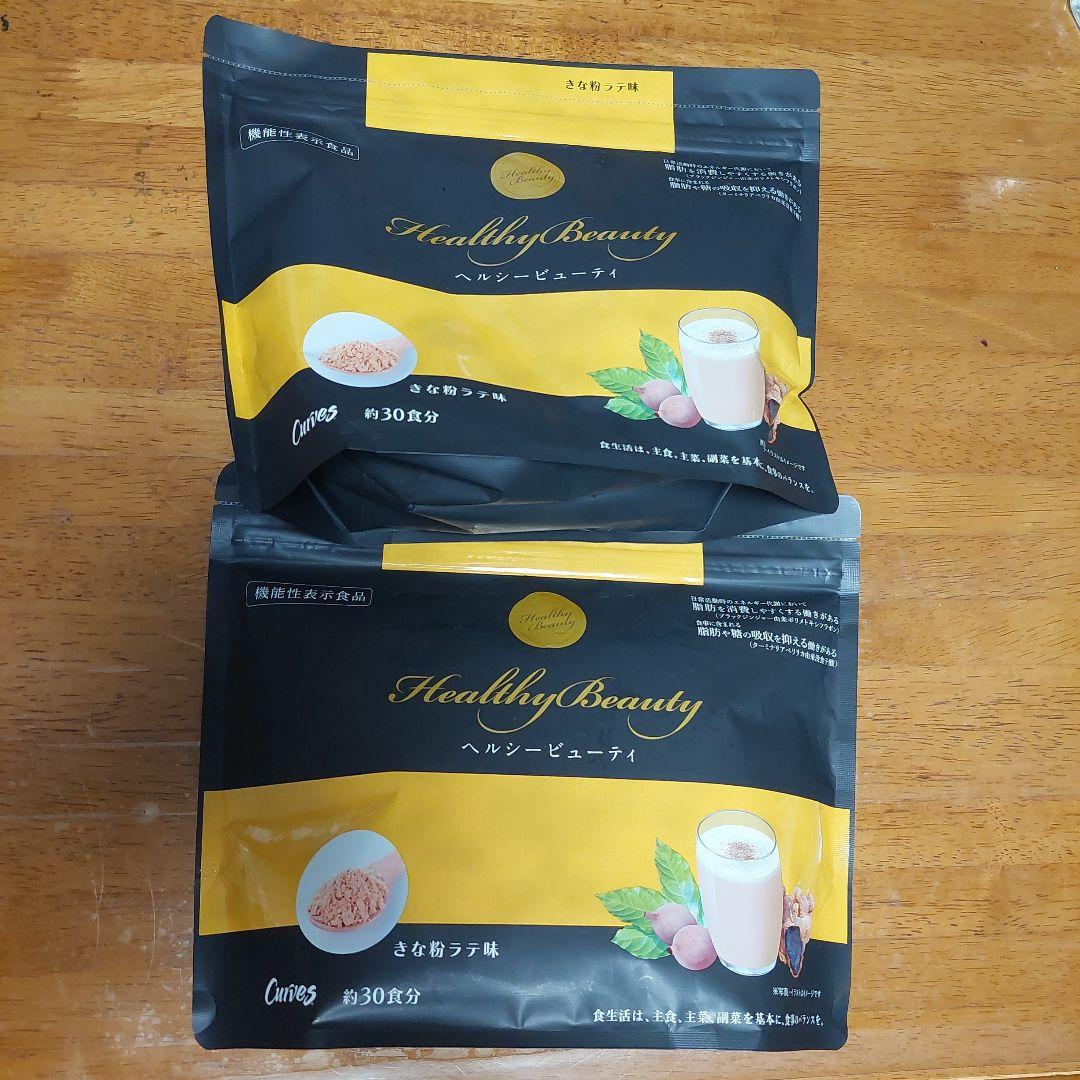 p*.様 ■カーブス　ヘルシービューティー。きなこラテ味30食分× 2袋■②
