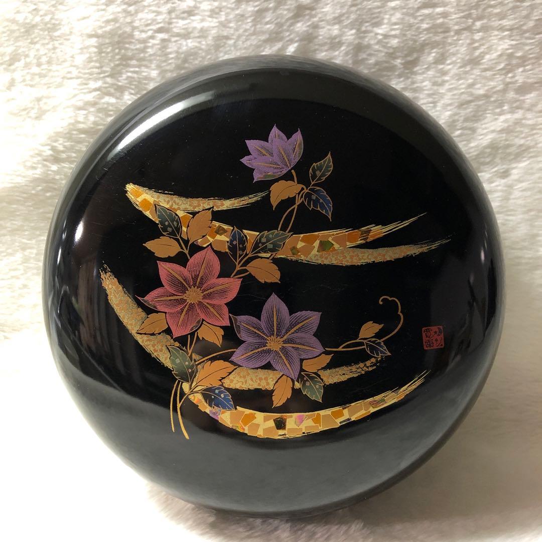 山本寛斎Kansai urush 2段重（合成漆器）おせち料理、オードブル入れ