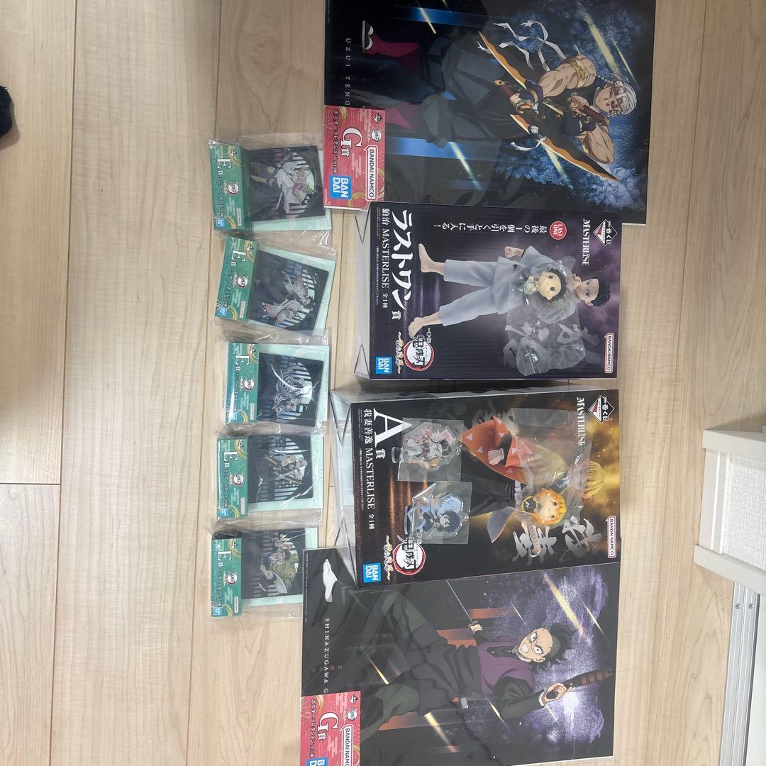 一番くじ　鬼滅の刃　A賞 我妻善逸　ラストワン賞　狛治　フィギュア