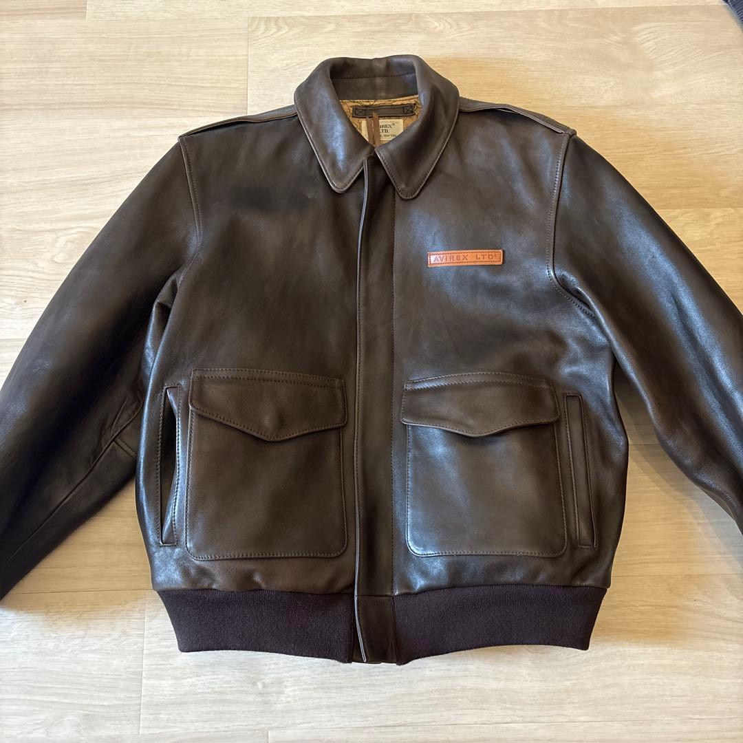 あ*き様 AVIREX A-2 FLIGHT JACKET サイズ:42