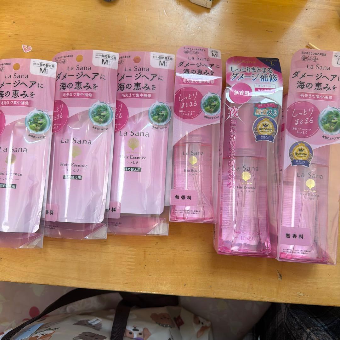 La Sana 海の恵み ヘアエッセンス 6個セット