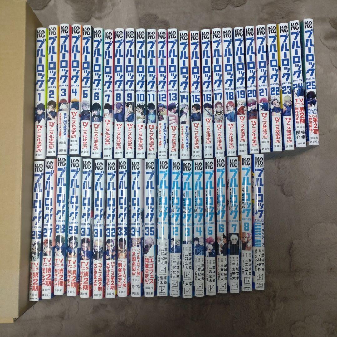 ブルーロック 1〜35巻+エピソード凪 全8巻 キャラクターブック