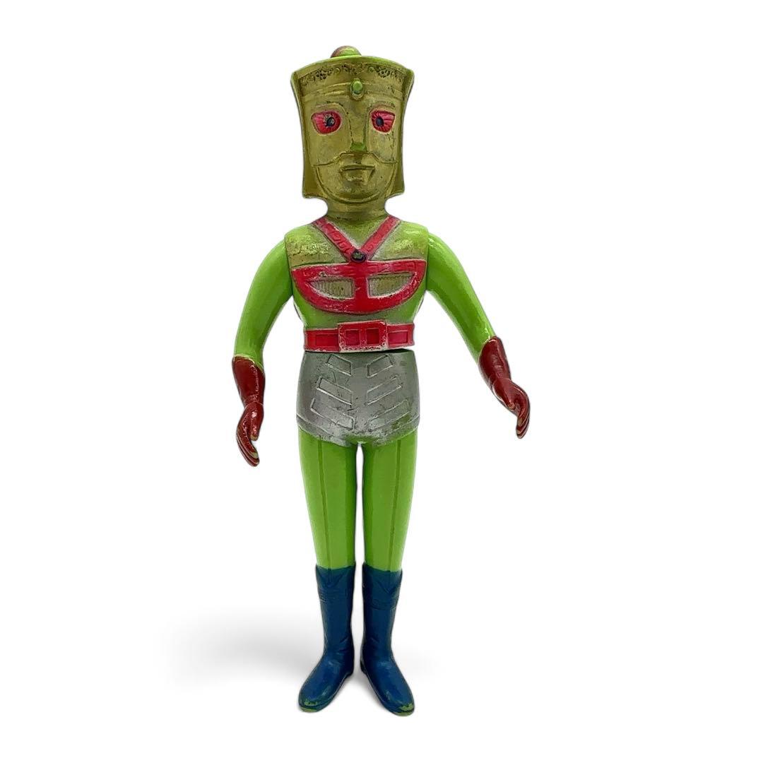 ウッド製 グリーンマン ミニ ソフビ ビンテージ 希少品 期間限定値下げ！【当時物】【レア品】ウッド製 グリーンマン ソフビ 2