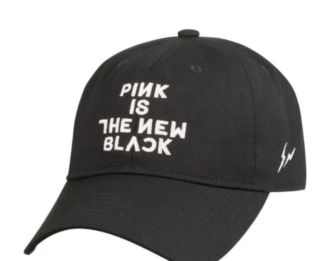 帽子 BLACKPINK (FRAGMENT) CAP-BLACK-