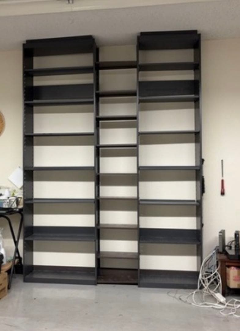 突っ張りスチール棚　本 奥行選べる木製棚突っ張りスチール書棚 - 家具の通販ならセシール(cecile)