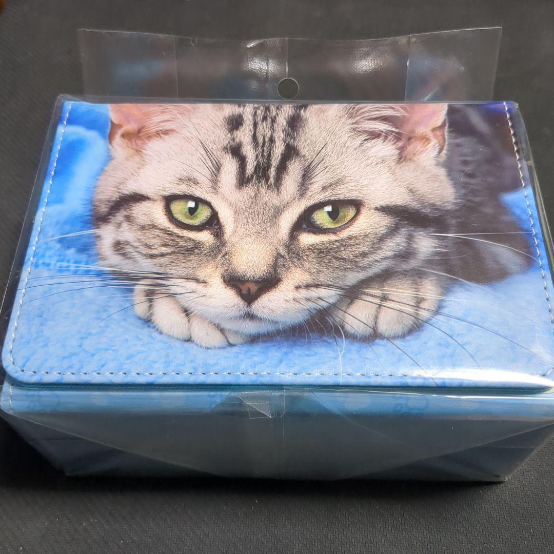 ブロッコリートレカアイテムくじ 猫コレクション A賞 合皮製デッキ