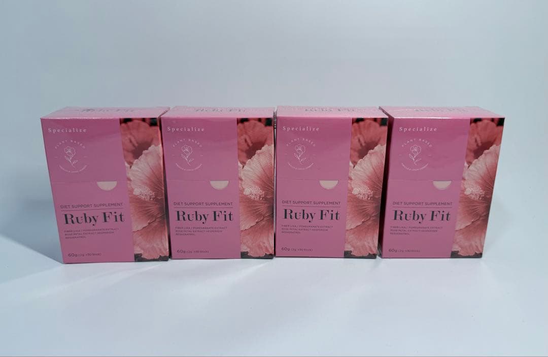 新品 キュア ルビーフィット4箱セット　Cure Ruby Fit