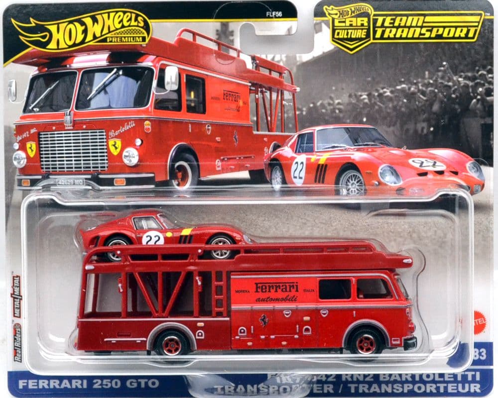 フェラーリ 250 GTOフィアット 64 RN2バルトレッティトランスポーター