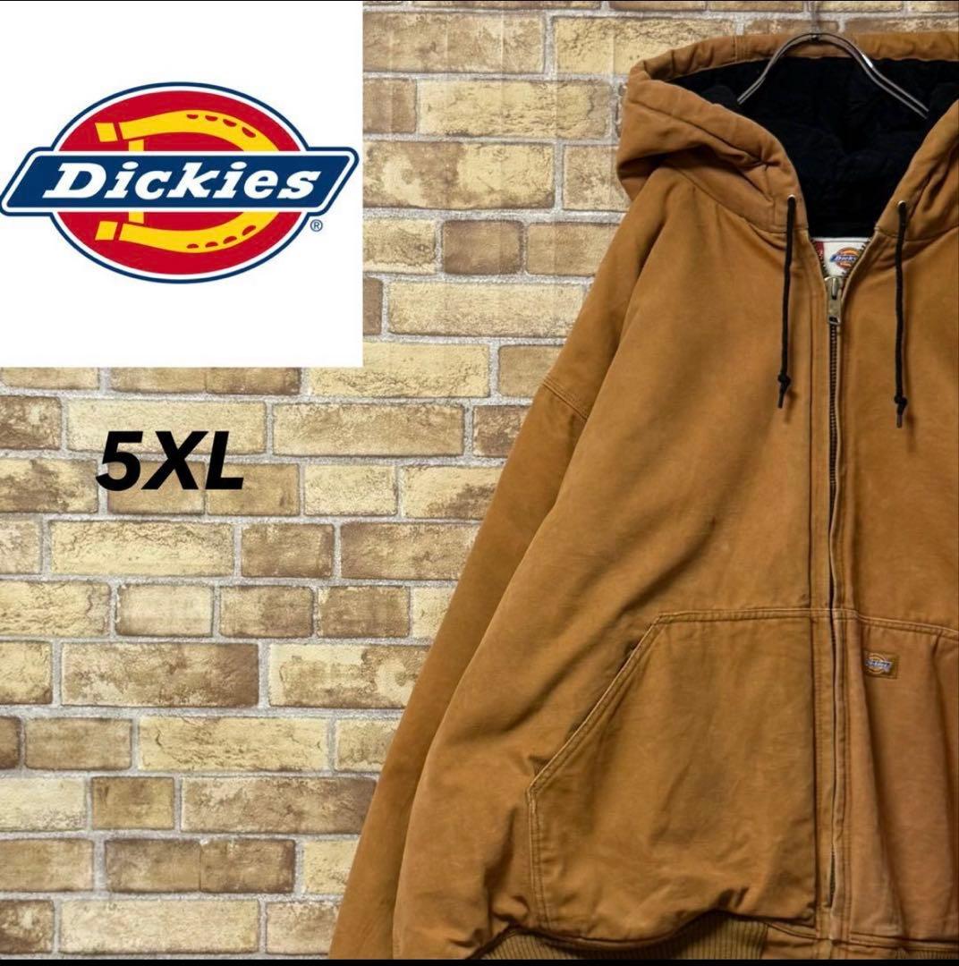 ディッキーズ ダック地 アクティブジャケット 中綿 ビッグシルエット