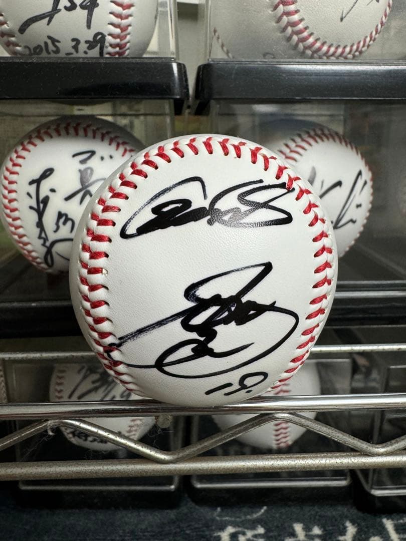 巨人 読売ジャイアンツ 菅野智之 19 直筆サインボール MLB 大谷翔平 菅野智之＃19 TOMOYUKI SUGANO ボルティモアオリオールズ直筆サインMLB