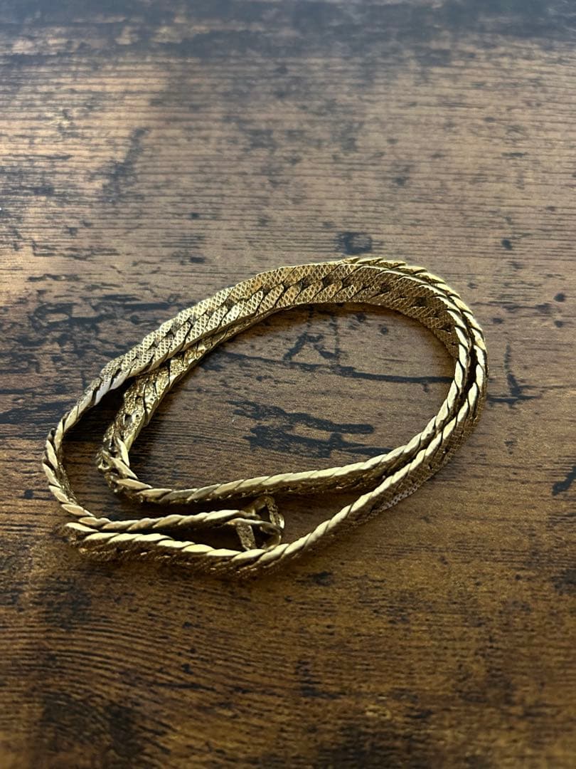 道*飯様 K8 8金 ネックレス スクラップ 24.7g