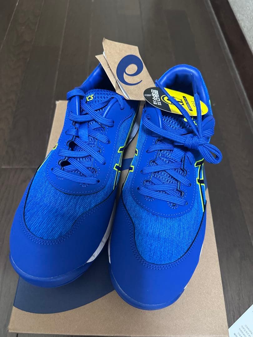 ASICS JSAA規格適合 安全靴 青