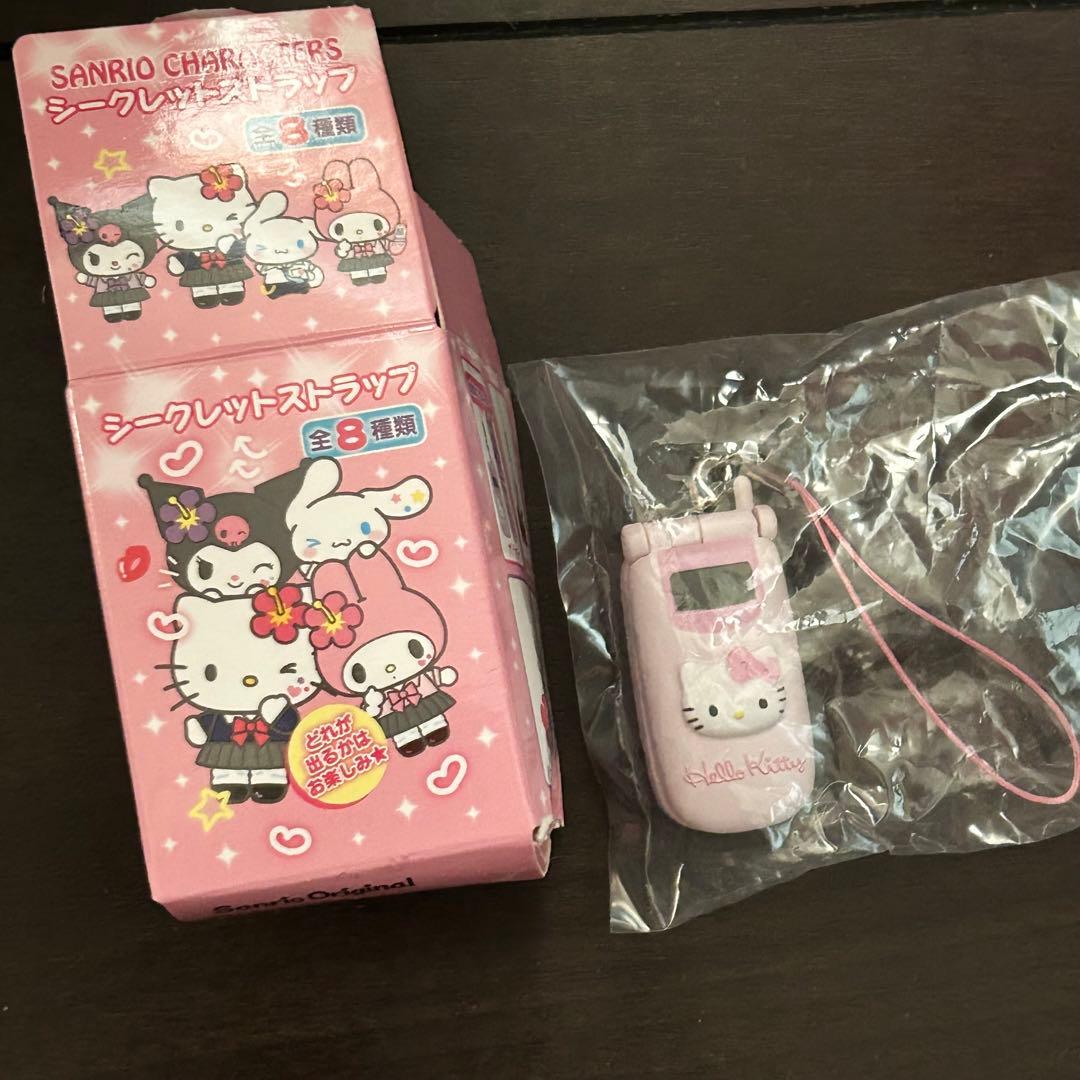 ハローキティ 平成コギャル シークレットストラップ ガラケー - メルカリ