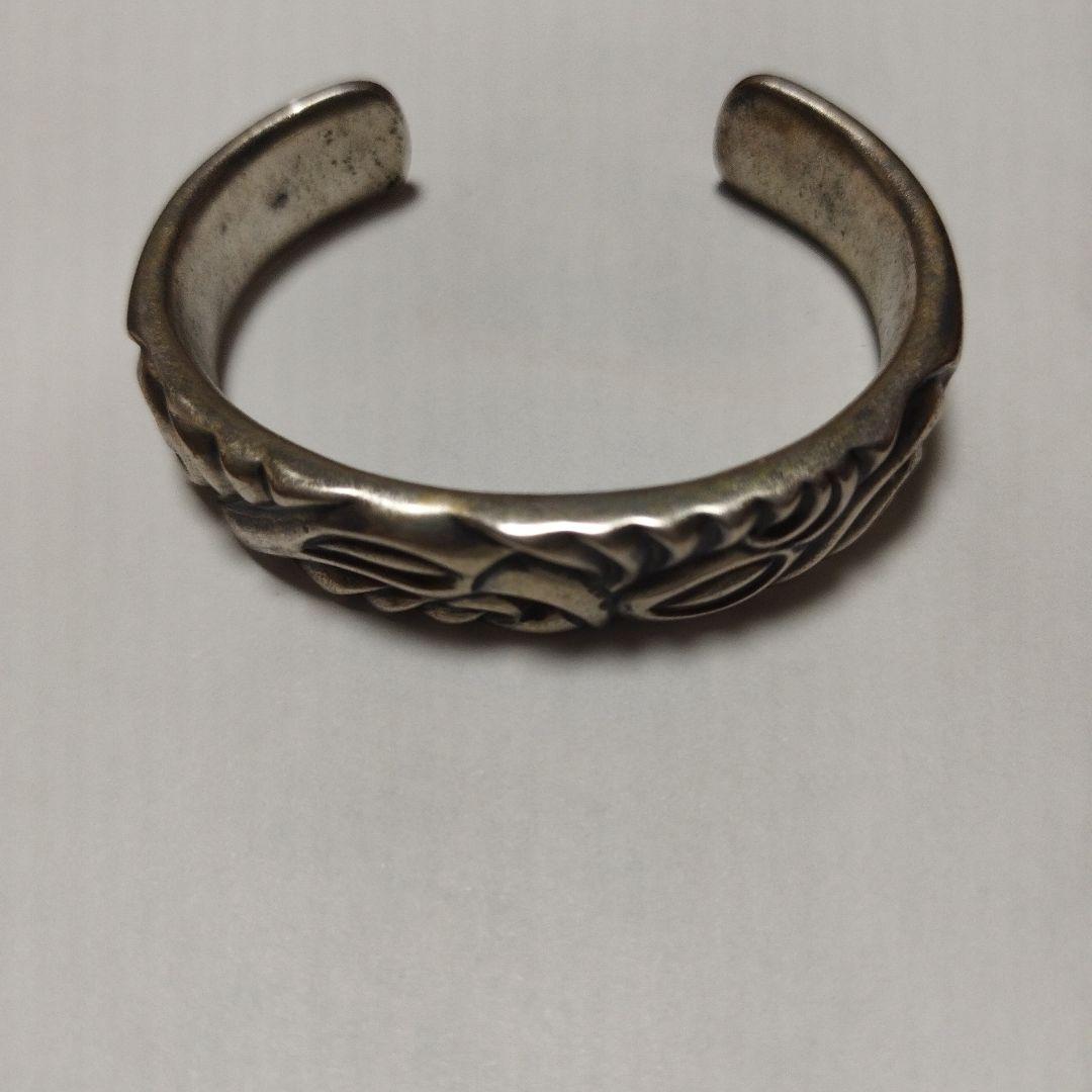 loneonsシルバー カフブレスレット 幅1.3cm レナードカムホート