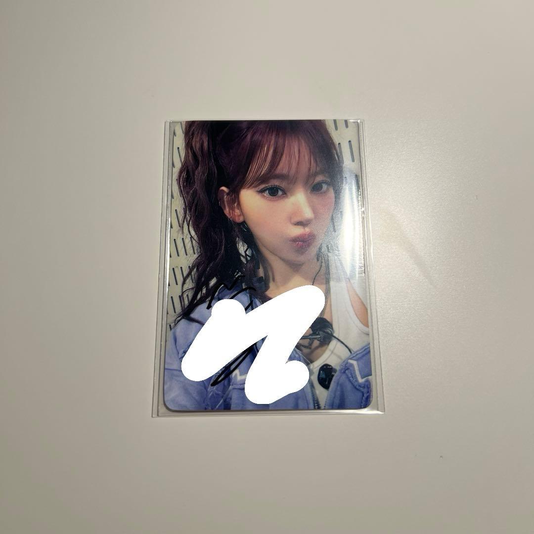 LESSERAFIM SPAGHETTI weverse 直筆サイン サクラ