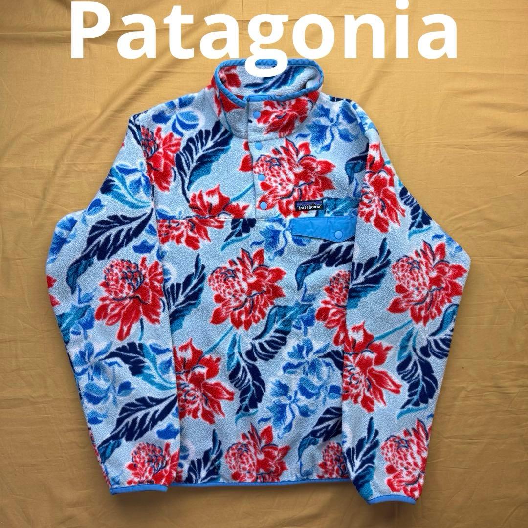 美品　Patagonia シンチラ　フリース　スナップt パタゴニア　Lサイズ